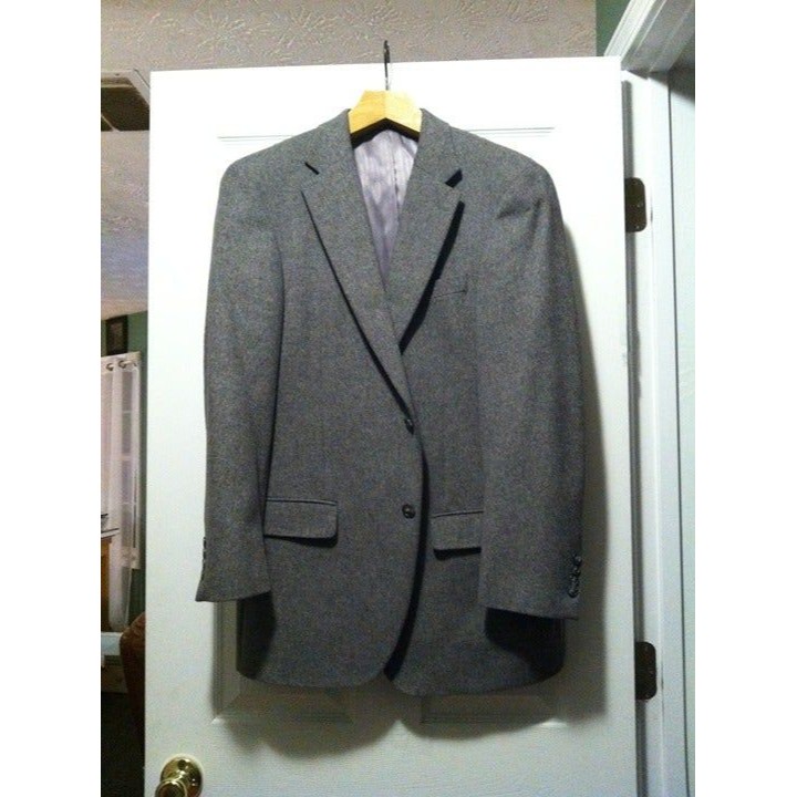Club Room Men's 100%Camelhair Single Vented Sport Coat Jacket Blazer Size: 43r
